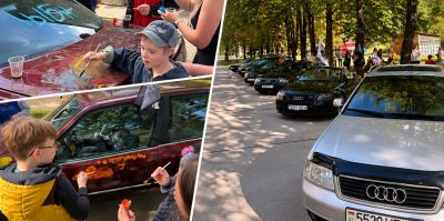 "Делать добро – просто": автоклуб AudiBandGrodno седьмой год подряд навещает детей в реабилитационном центре