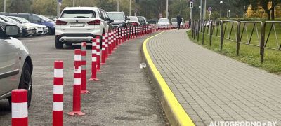 Превью фото к статье Изменения на парковке у больницы скорой помощи в Гродно прокомментировали в ГАИ...