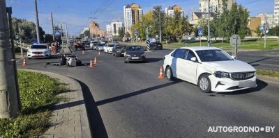Сводка ГАИ Гродно: ДТП с мотоциклом и 6 случаев, где виновники скрылись. Поиск очевидцев