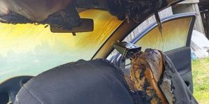 В Индуре загорелся Fiat, а в Щучине – одежда на мужчине. Подробности от МЧС
