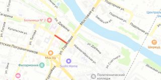В Гродно закроют движение по улице Гагарина