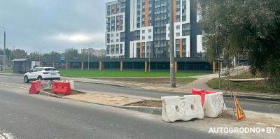 В Гродно создают новый островок безопасности: напротив новой многоэтажки по ул. Тавлая. Что еще меняют?