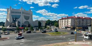 Как выглядит улица Мостовая в Гродно через сутки после Чемпионата по дрифту