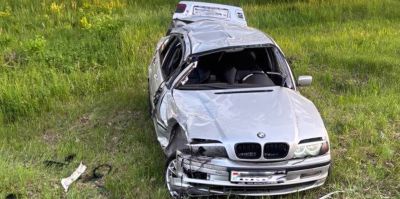 Под Волковыском BMW оказался в кювете – погиб водитель