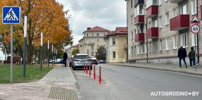 Улицу Дарвина в Гродно продолжают менять. На этот раз дело коснулось организации движения