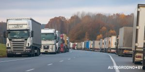 Беларусь ограничила движение литовских грузовиков на границе