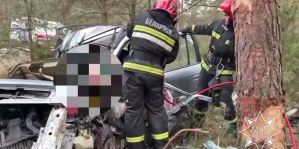 В Рождество под Зельвой работники МЧС спасли водителя