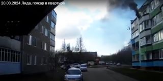 В Лиде горела квартира. Все началось с того, что двое детей решили приготовить дома сосиски