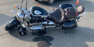 На Фолюше утром опрокинулся мотоциклист. Он в больнице