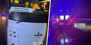 Автобус "Гродно-Варшава" сбил насмерть велосипедиста: "Отсутствовали световозвращающие элементы"