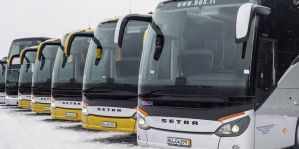 В литовском пункте пропуска водитель выгнал мужчину из автобуса. А тот заснул в сугробе