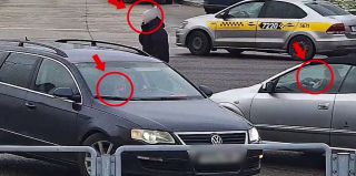 Что видит ГАИ Гродно через уличные камеры: например, как водители и пешеходы держат телефон у уха