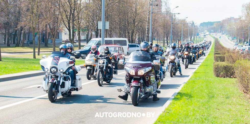 Байкеры Гродно назвали "мотопробег" по городу 9 сентября – историческим для мотосообщества