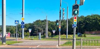 В Гродно ставят новые "дорожные знаки" – в первую очередь для велосипедистов