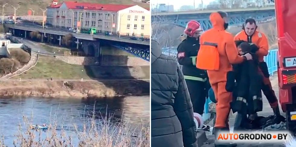 В Гродно со Старого моста в Неман спрыгнул человек. Первые подробности