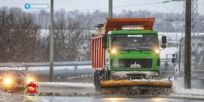 Сколько спецтехники вышло сегодня на дороги Гродненской области?