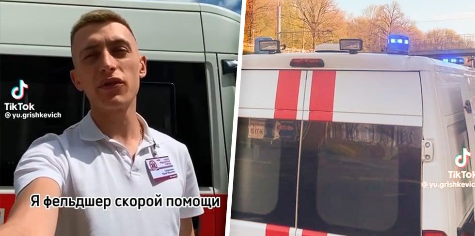 Фельдшер скорой помощи из Гродно записал видеообращение к другим автолюбителям