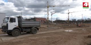 В Гродно строят спорткомплекс на въезде в город, готовится к открытию "Лазурный"