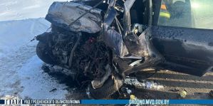 Смертельное ДТП на трассе под Сморгонью: при обгоне погиб водитель, второй – в тяжелом состоянии