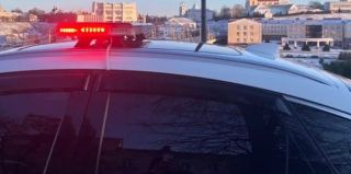 На кольце в Гродно кто-то повредил дорожный знак. ГАИ ищет очевидцев