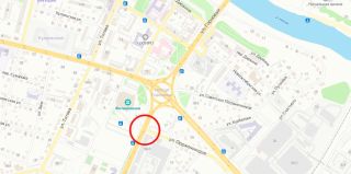 В четверг днем закроют перекресток возле "Табачной фабрики"