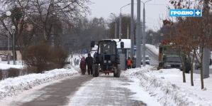"Запасов галита хватит на хорошую зиму". Как коммунальщики Гродно среагировали на смену погодных условий?