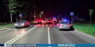 Поздно вечером на переходе в Гродно насмерть сбили человека