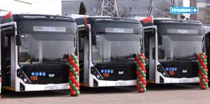 Новые автобусы и троллейбусы пополнили автопарк Гродно