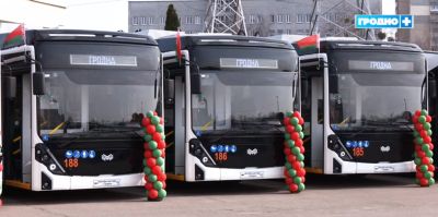 Новые автобусы и троллейбусы пополнили автопарк Гродно