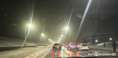 Что же произошло вчера вечером на Восточном мосту? Рассказали в ГАИ Гродно