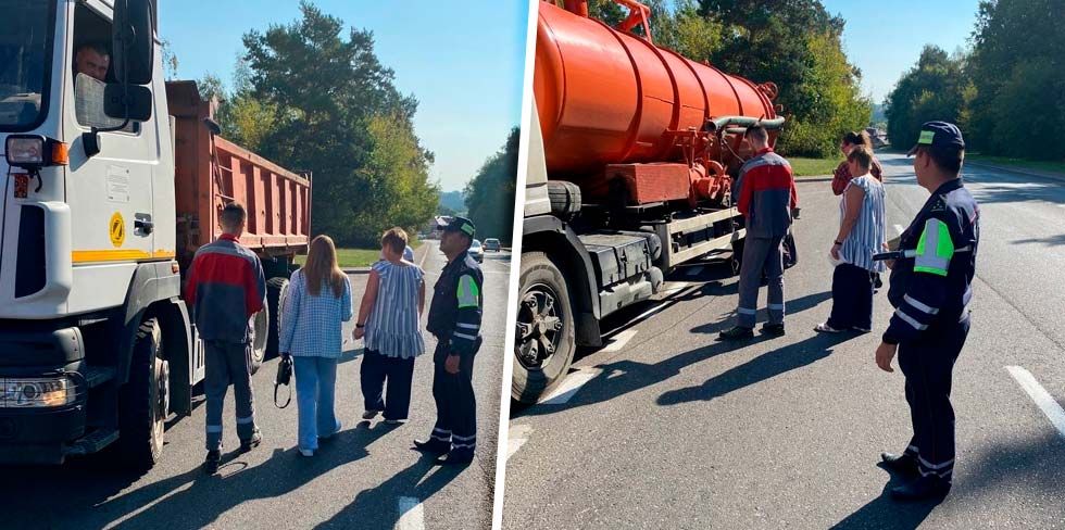 Экологи проверили грузовой транспорт на дорогах Гродно. Первые итоги