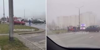 Стали известны подробности ДТП на Белых Росах. Пострадали двое