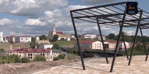Качели, фонари и небольшая парковка появятся в ближайшее время на улице Дарвина. Сквер откроют в начале сентября