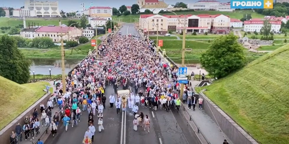 Верующие пройдут крестным ходом через центр Гродно. Время и маршрут известны