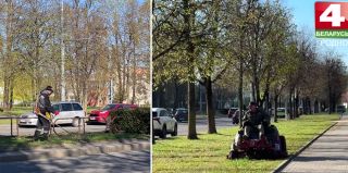 В Гродно начался сезонный покос травы