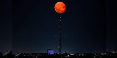 Фотография года: суперлуние над Гродно 2023