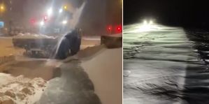 В Беларуси из-за сильного снегопада и метели сложилась сложная обстановка на дорогах. Есть проблемы и в Гродненской области