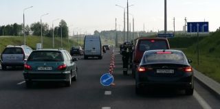 Утром на объездной в Гродно прошел "фильтр". Итог – больше 50 административок