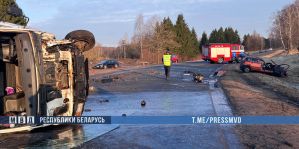 Сегодня в 5 утра в аварии на Минщине погибли две молодые женщины