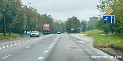 В Гродно на Домбровского изменили организацию движения