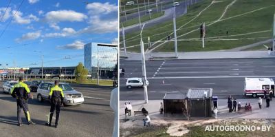 Что за происшествие с пешеходом произошло на проспекте Янки Купалы 1 мая?
