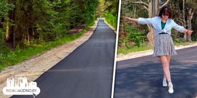 Дачники возле Гродно собрали деньги, подключили государство – и получили прекрасную дорогу с ровным асфальтом