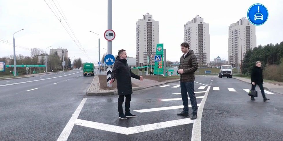 У Нового моста в Гродно изменили организацию движения. Изучаем