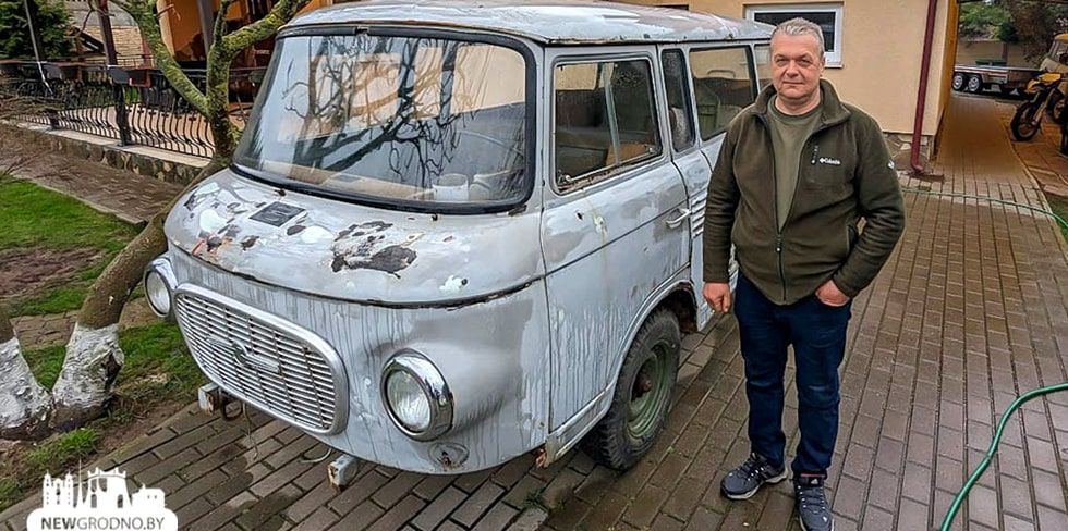 Гродненец восстанавливает ретромобили Barkas и Trabant, а потом предоставляет их для съемок в кино