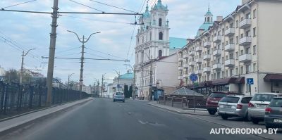 Улицу Стефана Батория в Гродно закрывают для движения транспорта