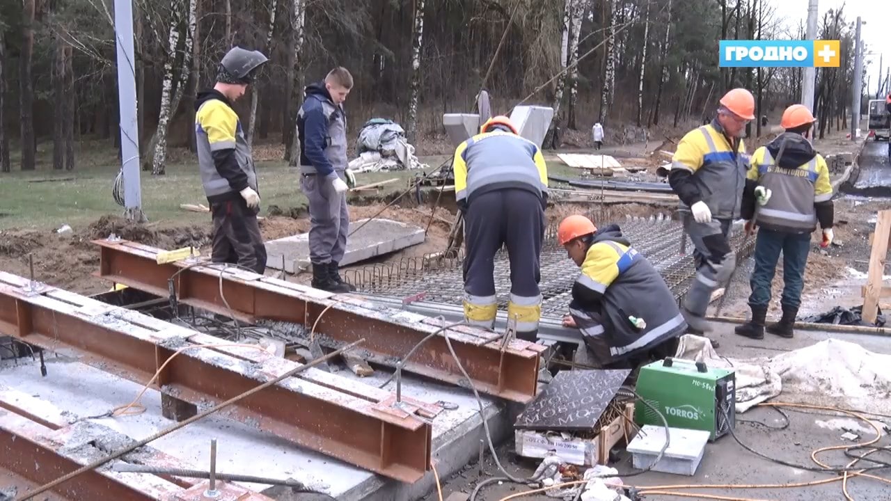 Строители рассказали про ключевые даты ремонта Нового моста в Гродно и что еще остается сделать
